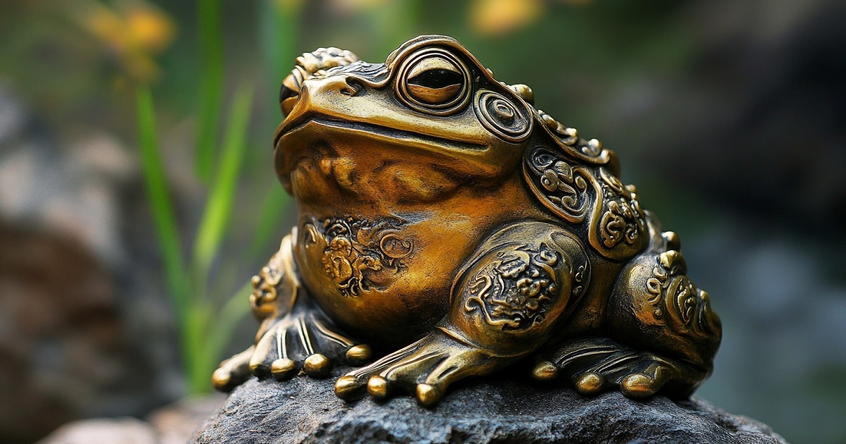 feng shui money frog